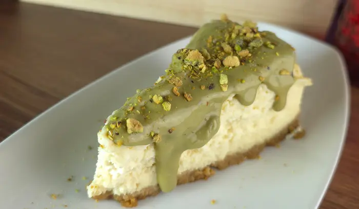 CHEESE CAKE DE PISTACHO